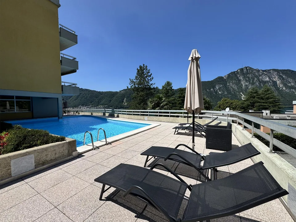 AFFITTASI 2.5 CON GIARDINO PISCINA E VISTA LAGO A BISSONE