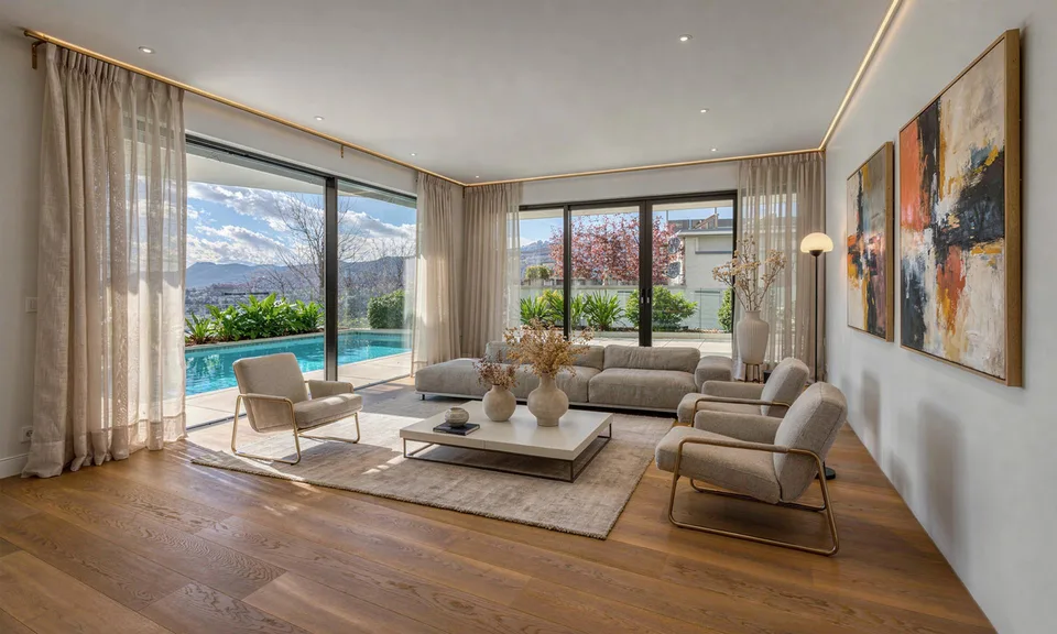 Spektakuläre Villa mit Pool und Panoramablick in Lugano