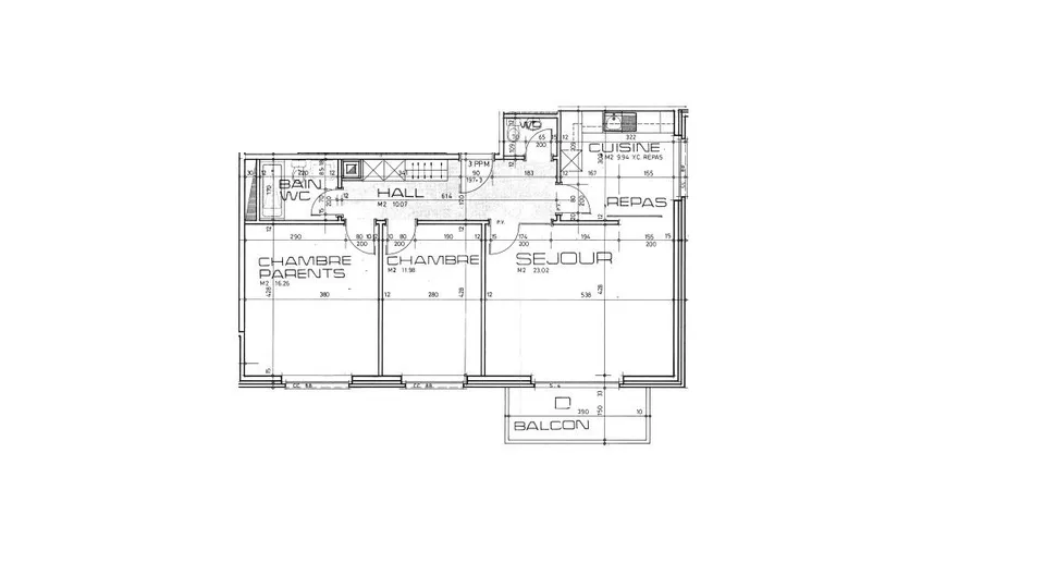 Joli appartement de 3½ pièces avec balcon
