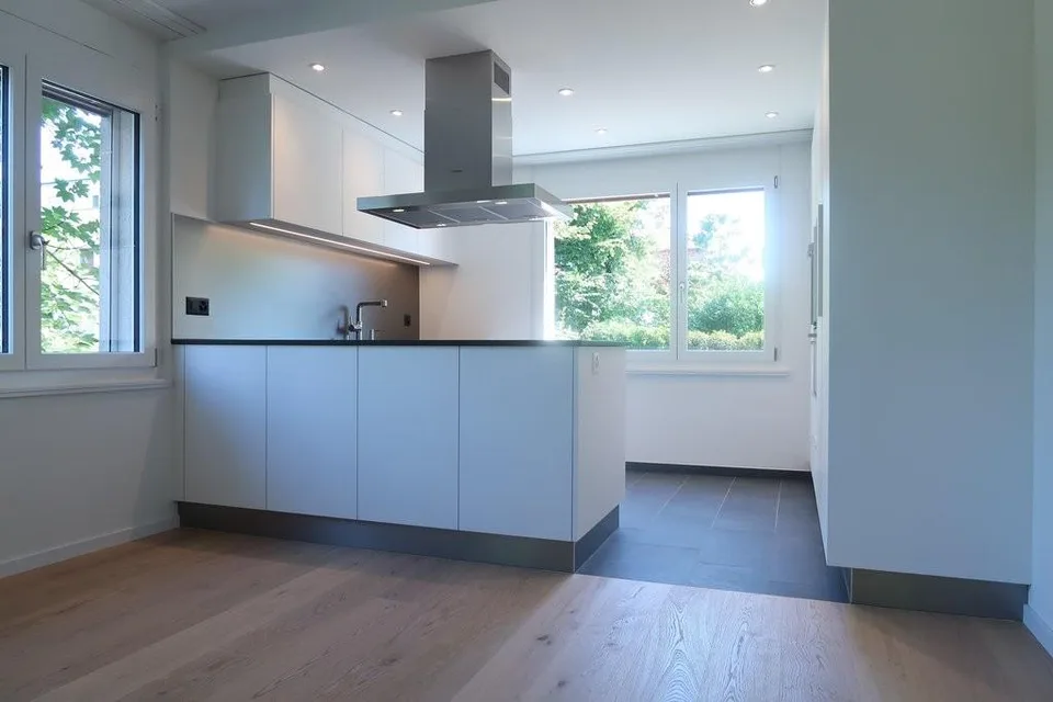 Dream apartment with large garden, winter garden, and terraces in Muri
