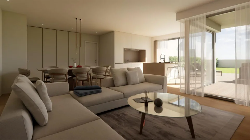 MODERNO 3.5 DI NUOVA EDIFICAZIONE CON TERRAZZA A RIVERA