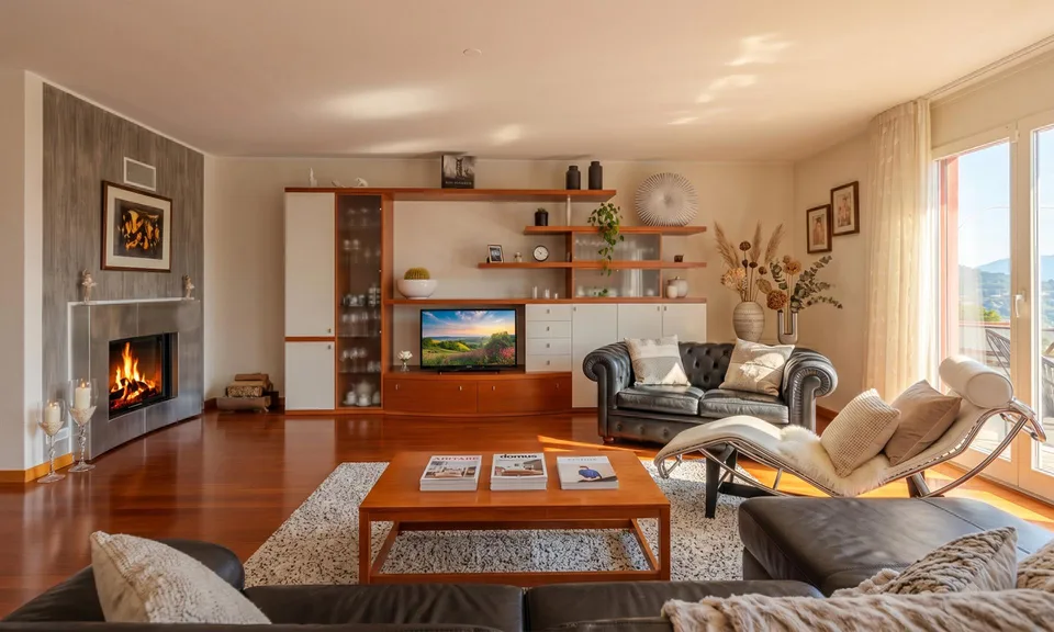ESCLUSIVA VILLA 6.5 CON GIARDINO E VISTA APERTA A DAVESCO