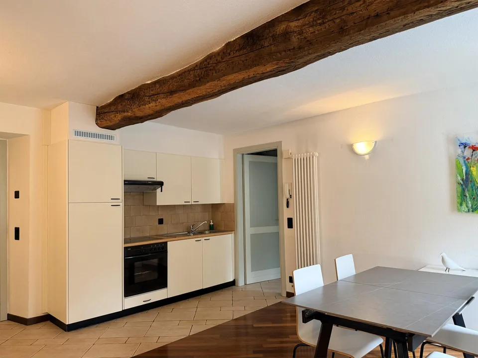 AFFITTASI STUPENDI BILOCALI IN PALAZZO STORICO A MORCOTE
