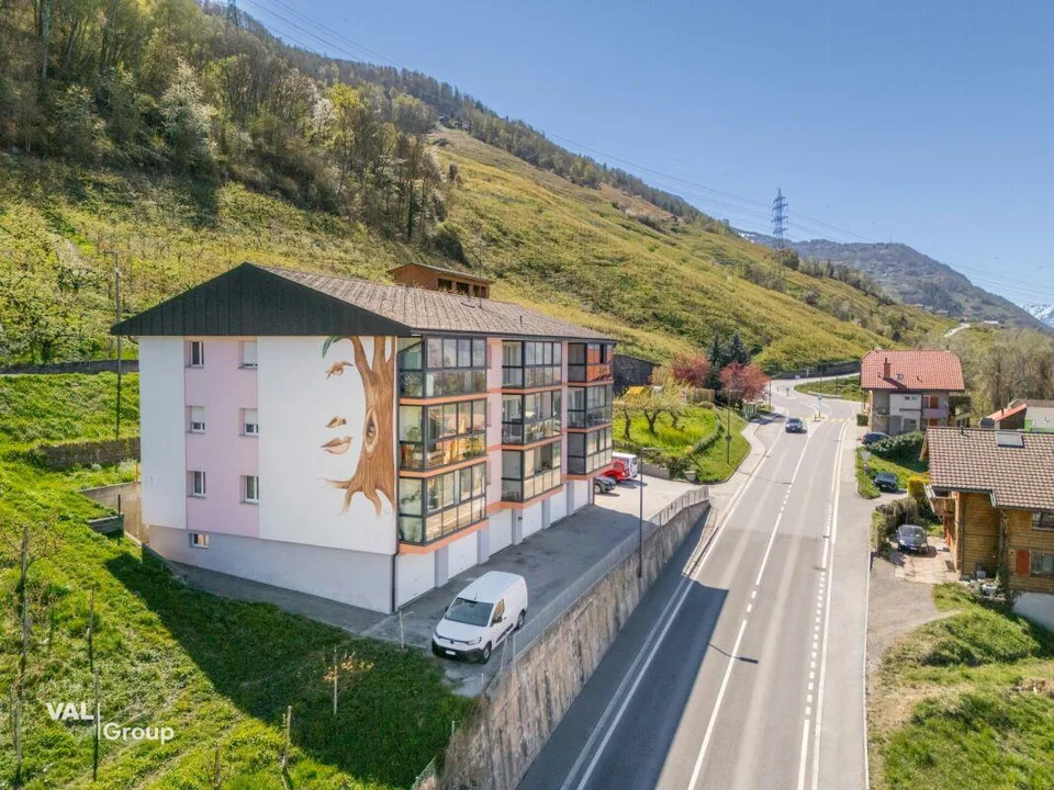 Joli potentiel pour cet appartement situé à 7 min. de Sion