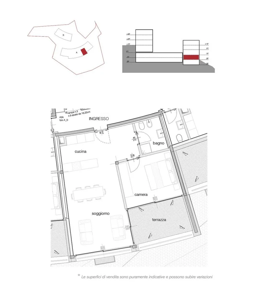 MODERNO 2.5 LOCALI CON GIARDINO E TERRAZZA A PEDRINATE – photo 6 sur 16