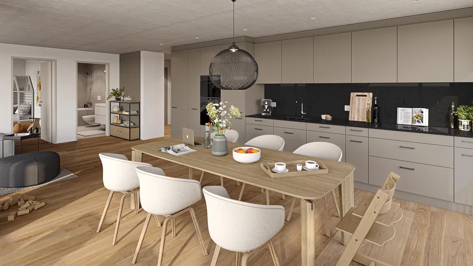 Appartement 5,5 pièces avec accès aux espaces verts