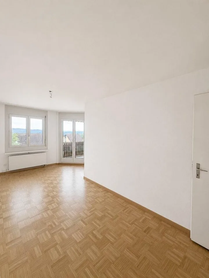 Wohnen über den Dächern Terrasse mit spektakulärer Abendstimmung