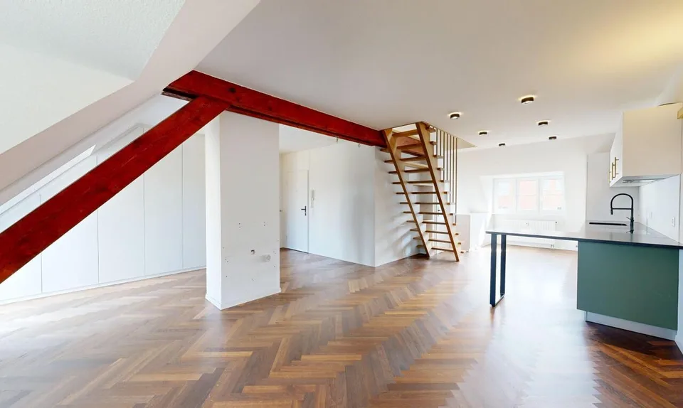 Stilvolle 3-Zimmer Maisonettewohnung im Breite Quartier