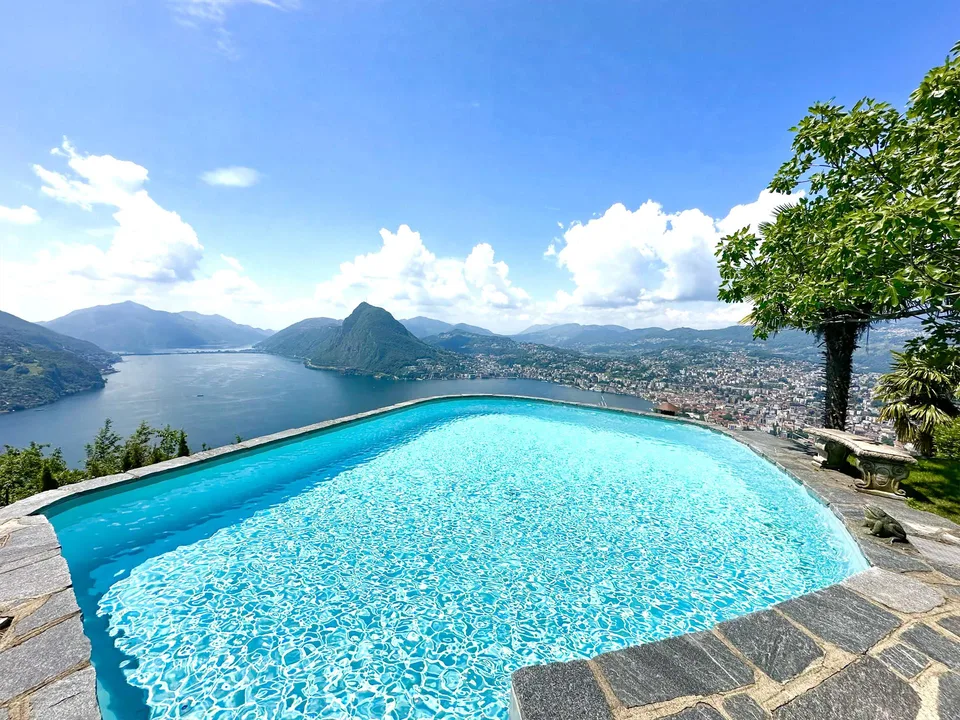 Elegante Villa con piscina ad Aldesago - 5.5 locali
