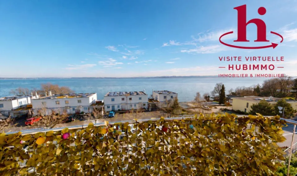 3½ mansardé avec vue 180° sur le lac de Neuchâtel !