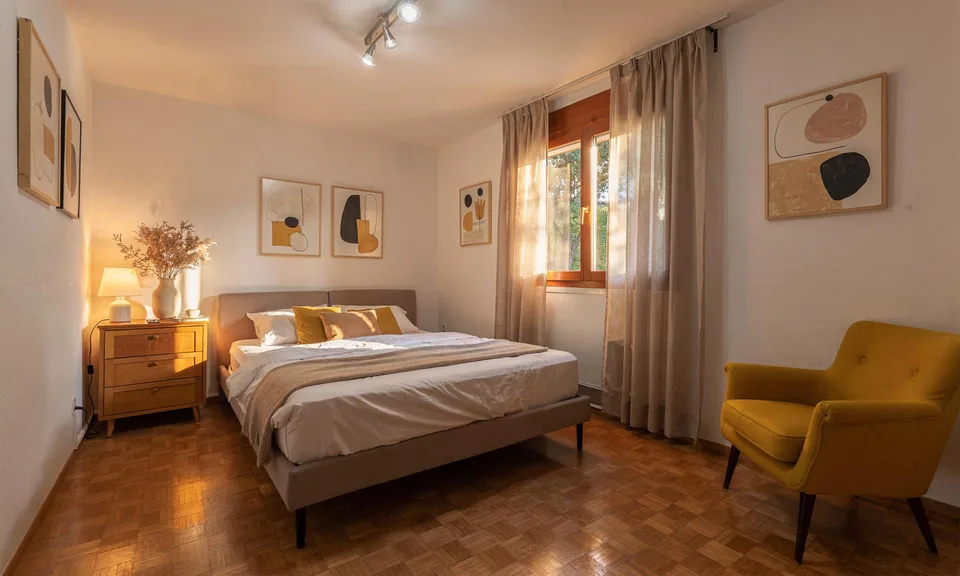 ACCOGLIENTE UNITA' 4.5 CON GIARDINO E VISTA APERTA A MANNO
