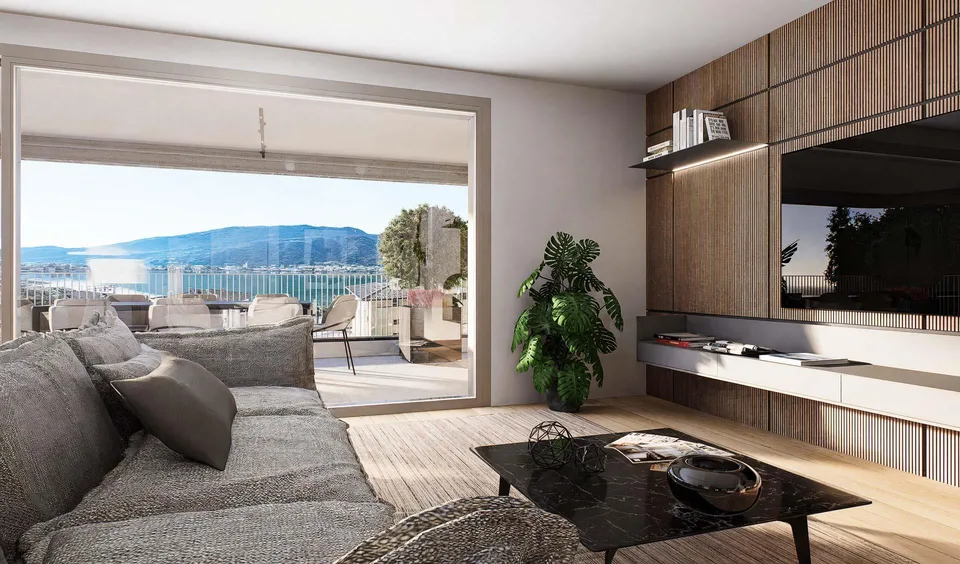Appartamento vista lago con giardino a Capolago