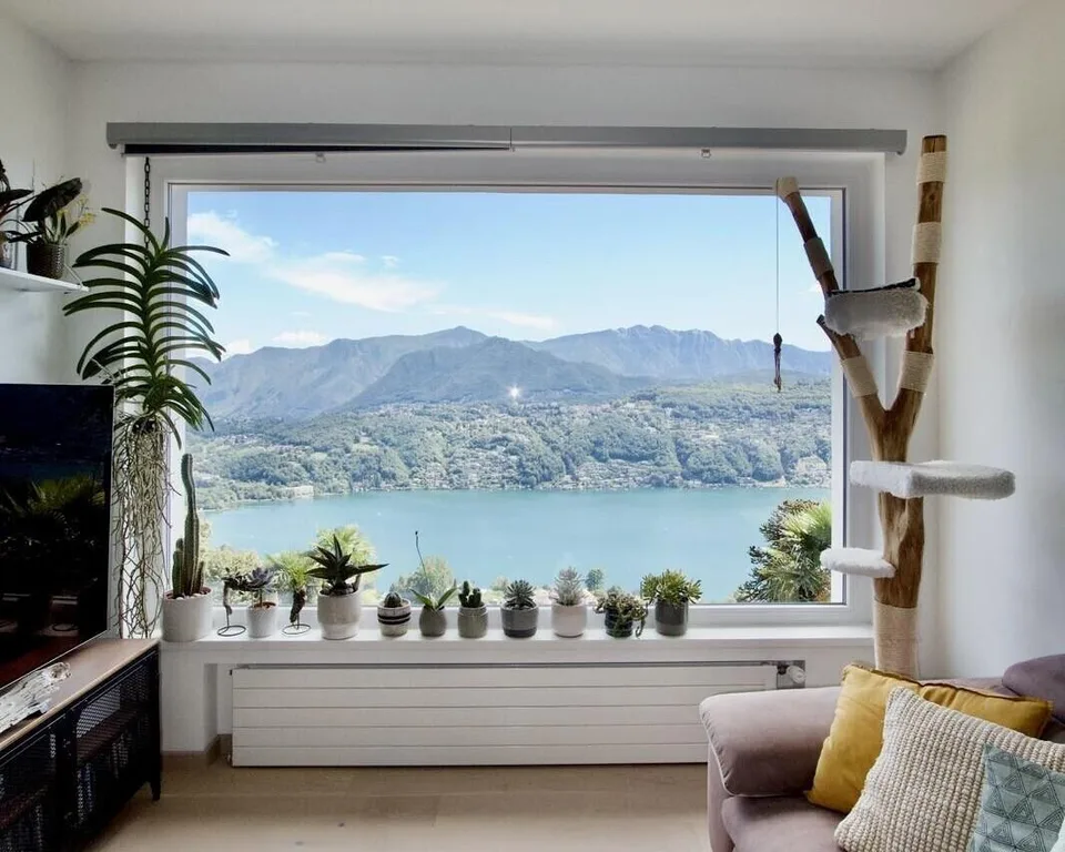 AFFITTASI AMPIO 3.5 LOCALI CON TERRAZZA VISTA LAGO A VERNATE