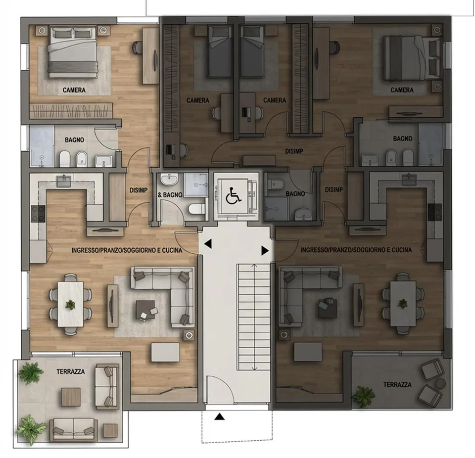 Einladende und moderne 2,5 Zimmer mit Garten in Ligornetto – Foto 8 von 8