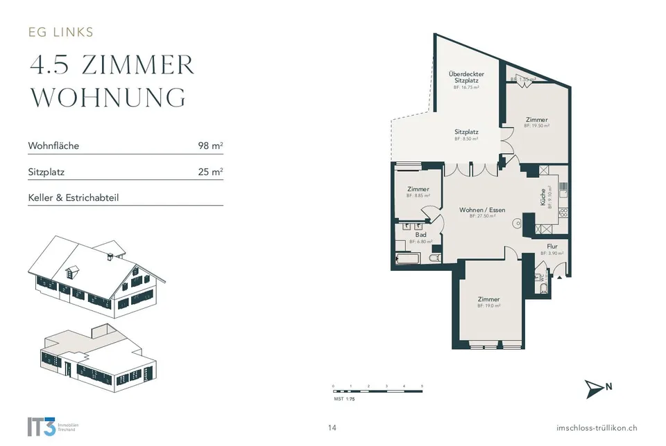 Wohnen mit Geschichte - 4.5-Zimmer-Wohnung in Trüllikon – Foto 8 von 8