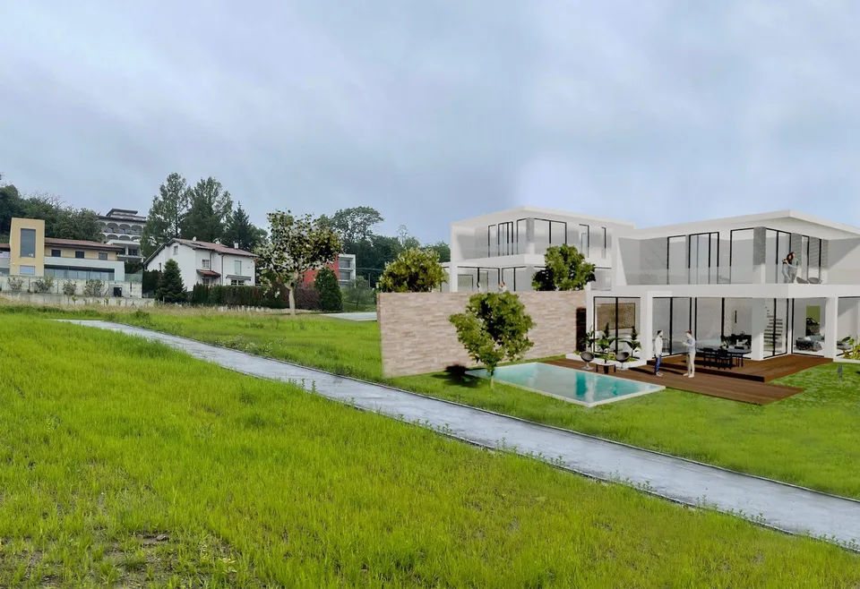 Villa mit Bauprojekt in San Pietro di Stabio