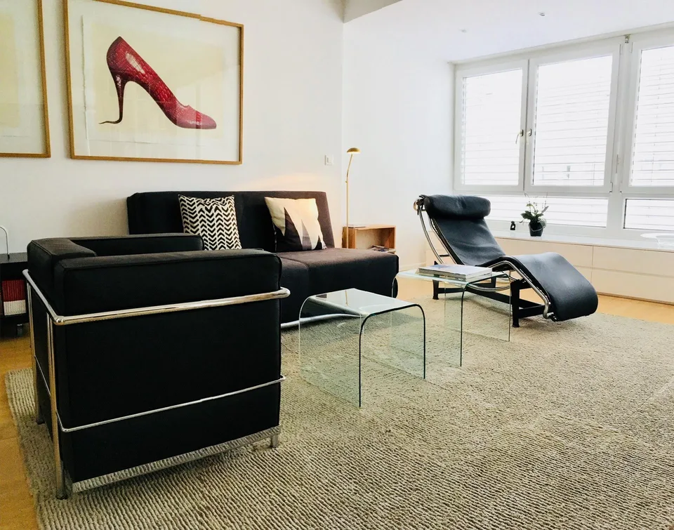 Helle  4.5-Zimmer-Wohnung mit Balkon und Cheminée in Basel-Gotthe