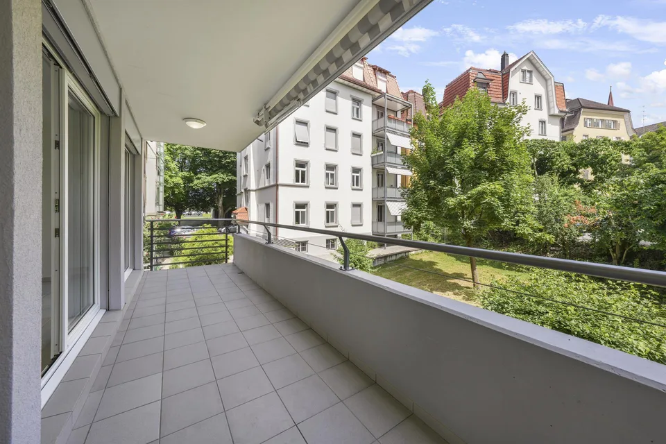 Attraktive Wohnung an ruhiger Wohnlage im Westen der Stadt St. Gallen