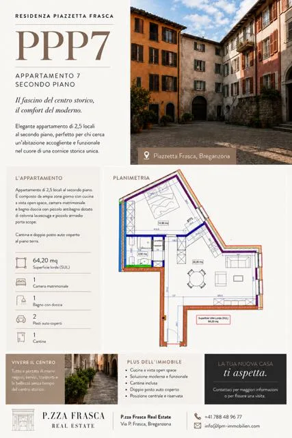 Modernes Wohnen mit historischem Charme/ 2.5 locali