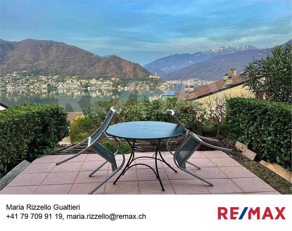 ITALIA - CUASSO AL LAGO -  Appartamento con vista su Morcote e post...