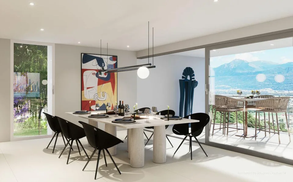 Lussuoso 5.5 locali: modernità ed eccellenza con vista lago