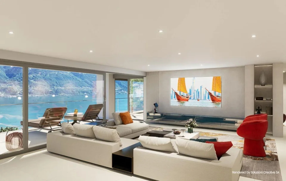 Lussuoso 5.5 locali: modernità ed eccellenza con vista lago