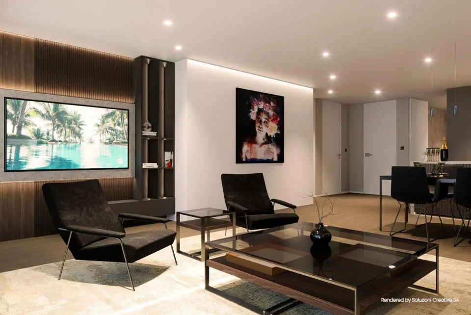 Luxueux 3.5 pièces : modernité et excellence avec vue sur le lac