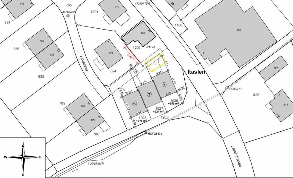 Zu verkaufen in 8362 Itaslen bei Balterswil, neues 5½ Zi.-EFH, an u...