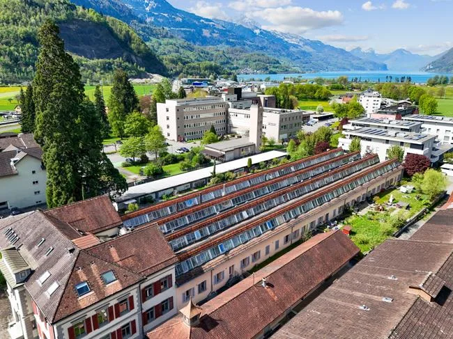 Abitare unico in stile chic di fabbrica nel cuore di Walenstadt