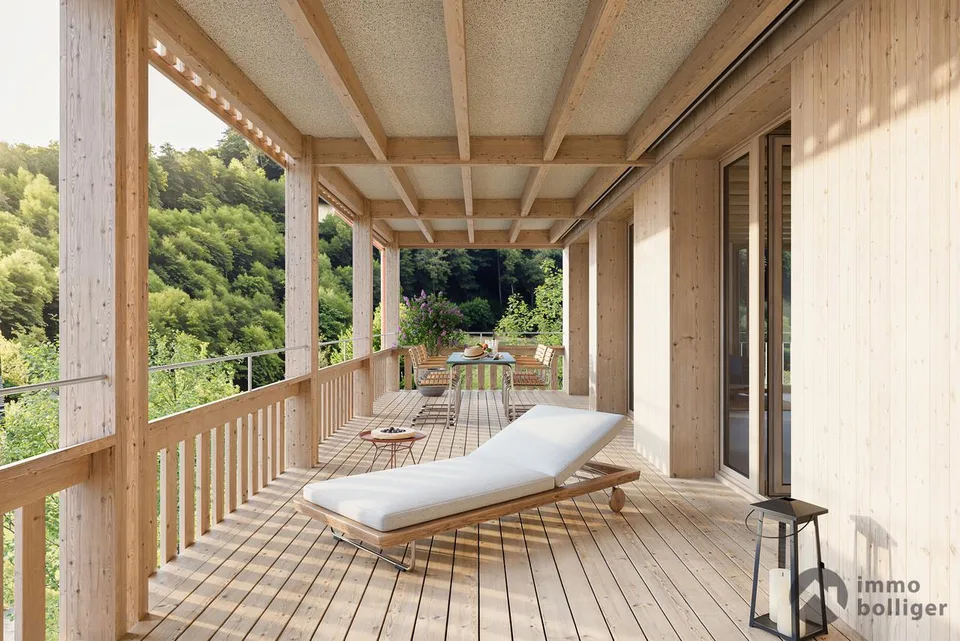 Wohnen im Baumgarten: Holzbau mit Charme und Weitblick