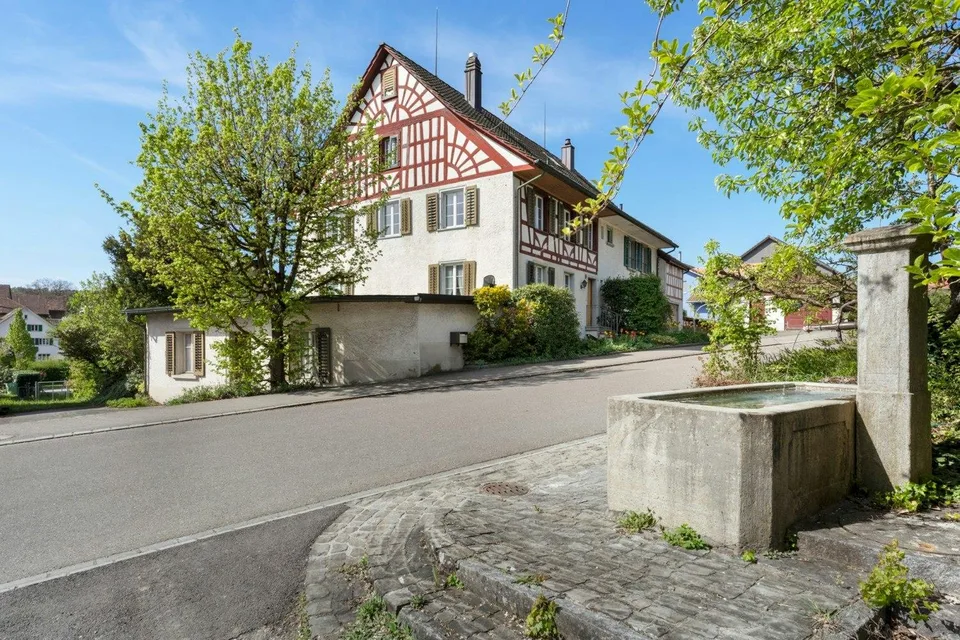 Charmantes Doppeleinfamilienhaus mit grossem Garten und viel Potent...