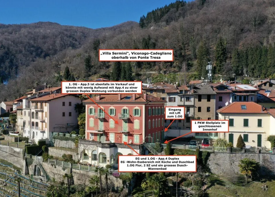 ITALIEN / Lago di Lugano - Exklusive Duplex-Wohnung in herrlichster...