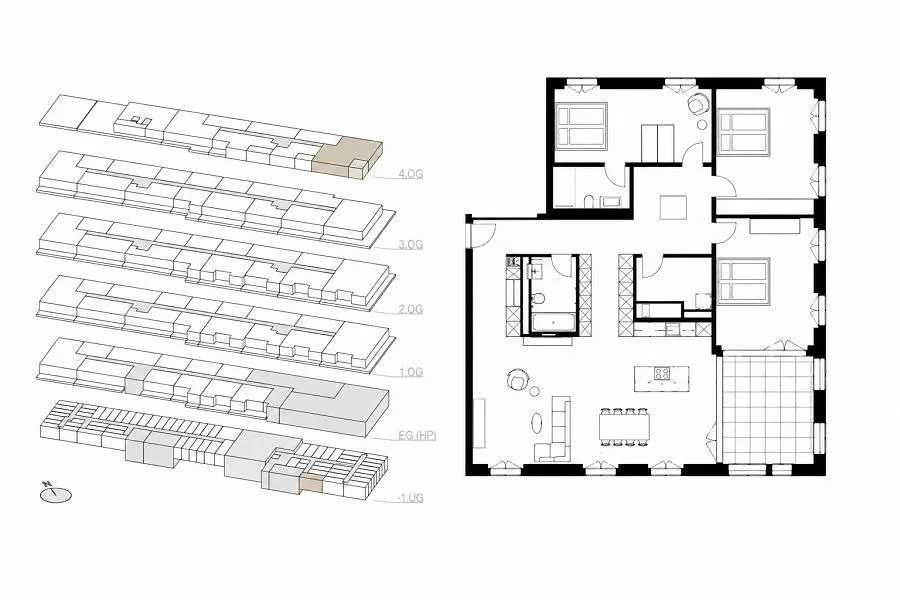 Chur - 4½-Zimmer-Attikawohnung im Neubau «CHURAVITA»