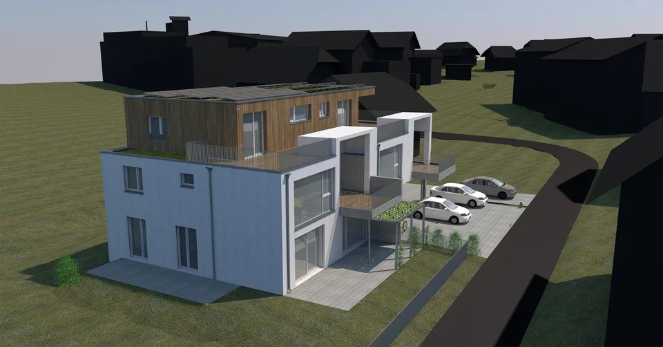 Neubau Sägematt Biglen, tolle Attikawohnung
