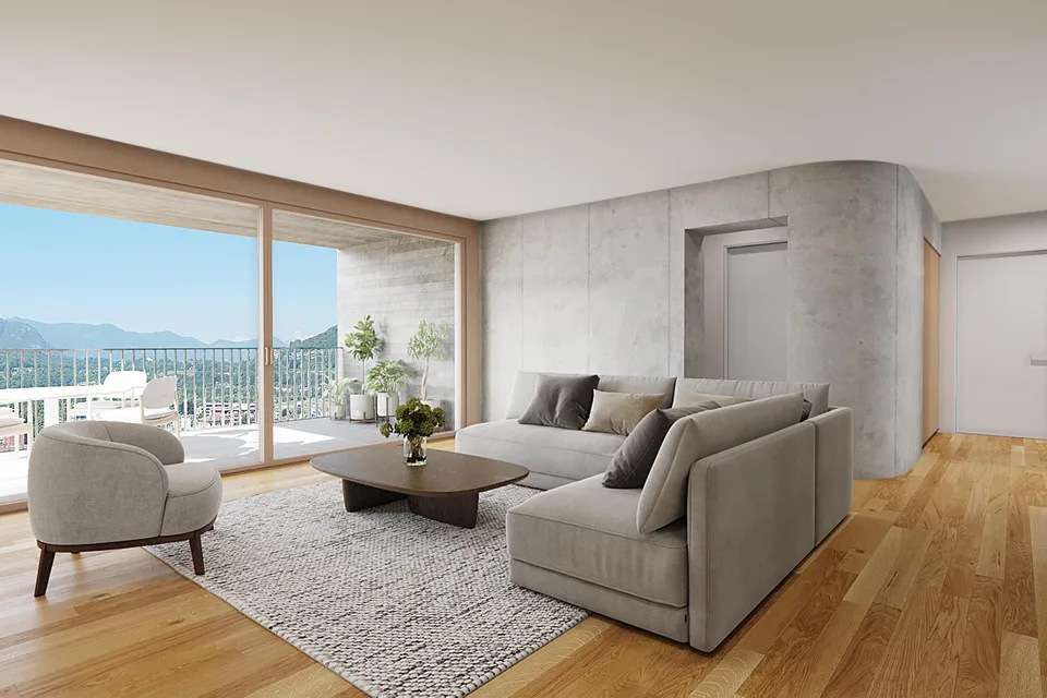 Moderno appartamento di 4,5 locali ad Agno/Moderne 4.5-Zimmer-Wohnu...