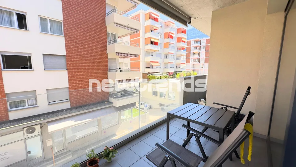 Lugano centro, 2.5 locali con balcone vicino a tutti i servizi