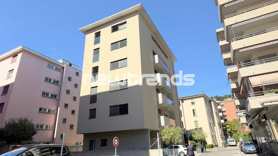 Lugano centro, 2.5 locali con balcone vicino a tutti i servizi