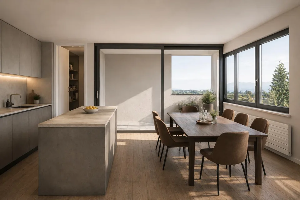 NUOVO ATTICO CON VISTA A LOSONE (Zweitwohnung)
