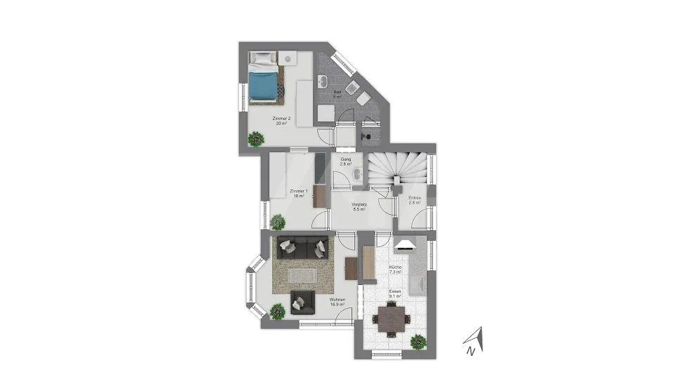 Maison individuelle avec un grand potentiel dans un emplacement bien développé – photo 13 sur 13