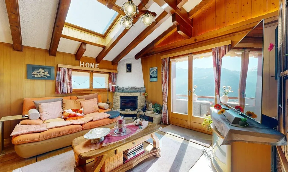 4,5-Zimmer-Wohnung mit Studio in Verbier - Unverbaute Aussicht