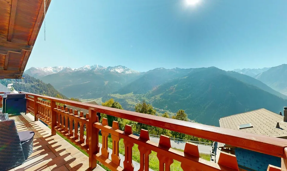 4,5-Zimmer-Wohnung mit Studio in Verbier - Unverbaute Aussicht