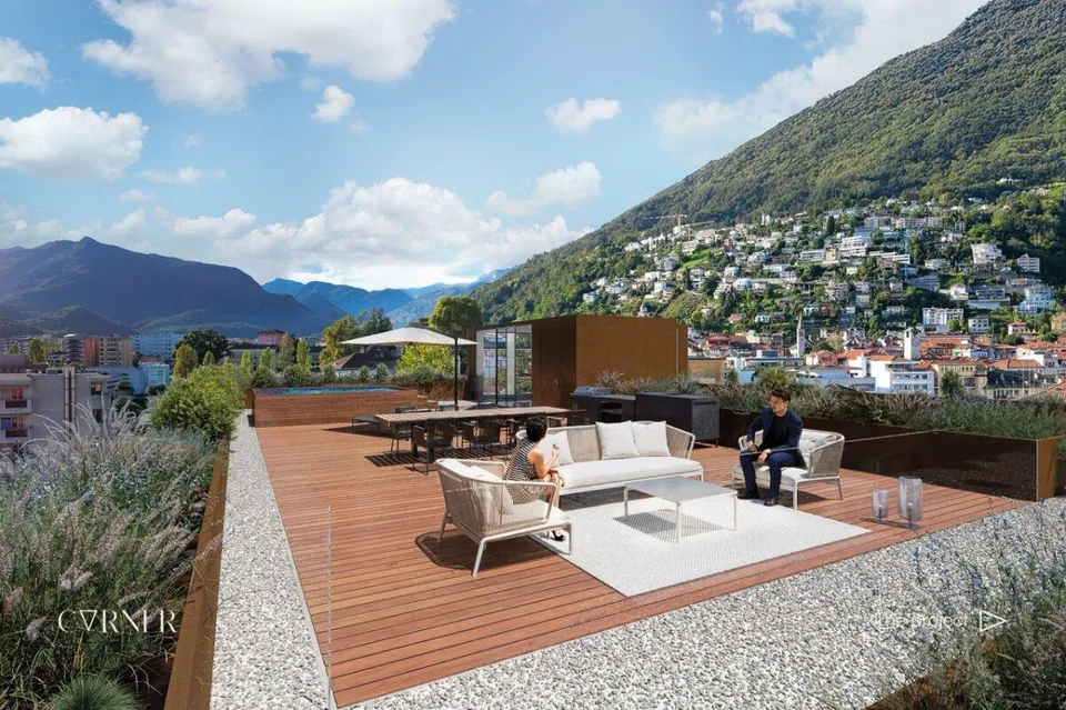Attico 5.5 locali con grande terrazza - Nuova Residenza Corner | 5....