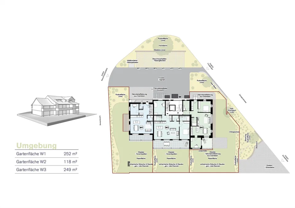 3.5-Zimmer-Maisonette-Wohnung in Blauen (BL)