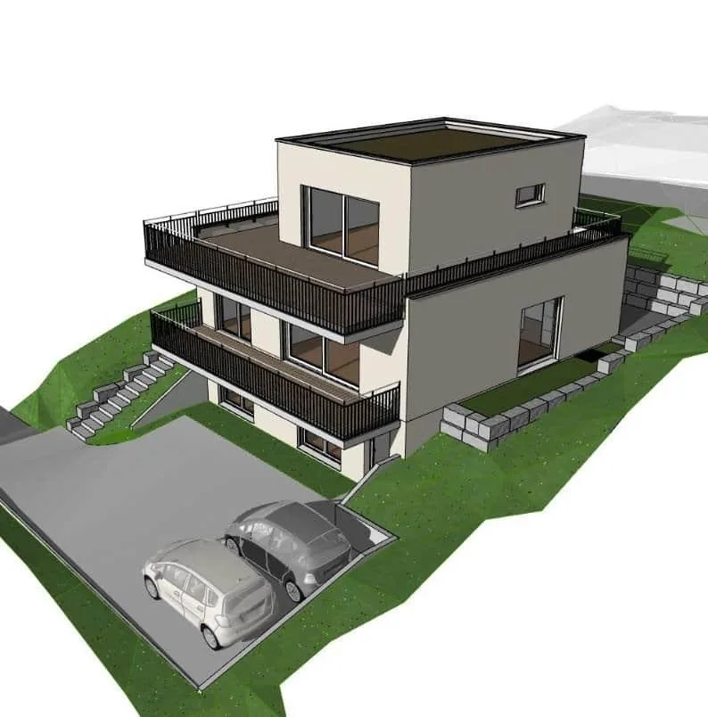 Modernes 5.5 Z. Neubauprojekt an sonniger Familienlage in Füllinsdorf