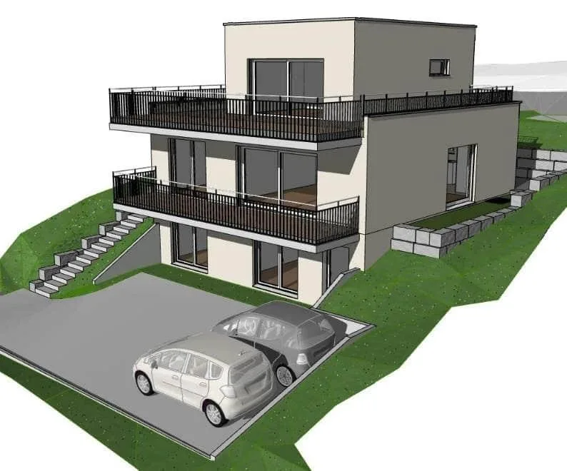 Modernes 5.5 Z. Neubauprojekt an sonniger Familienlage in Füllinsdorf