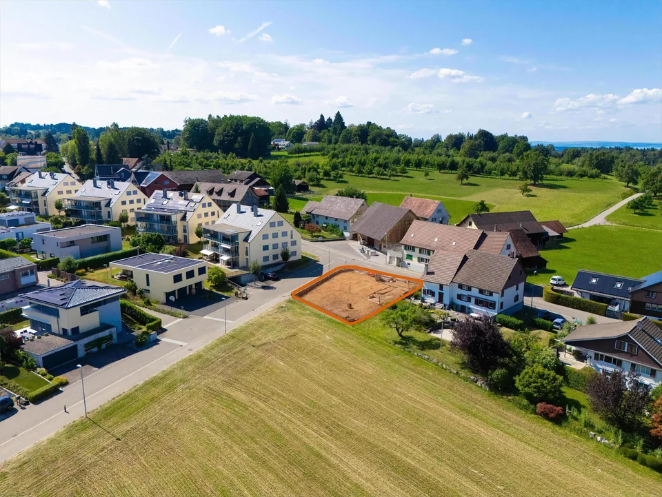 Erschlossene Baulandparzelle