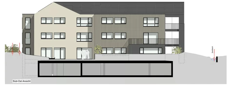 Neubauprojekt: 4.5-Zimmer-Erdgeschosswohnung in Untereggen
