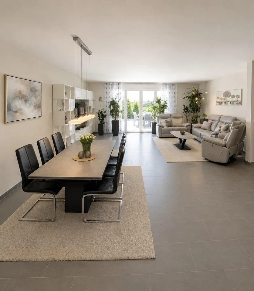 Charmantes 6.5-Zimmer-Doppeleinfamilienhaus in Lenzburg mit Schlossaus