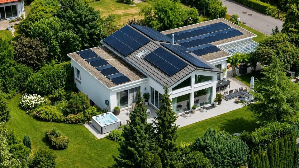 Exklusives 5-Zimmer-Einfamilienhaus mit Gartenparadies & Doppelgarage