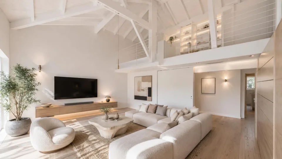 Offene Architektur mit grossem Grundstück